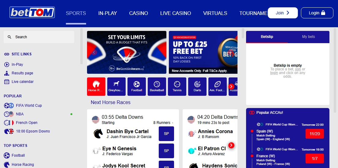 BetTOM Casino